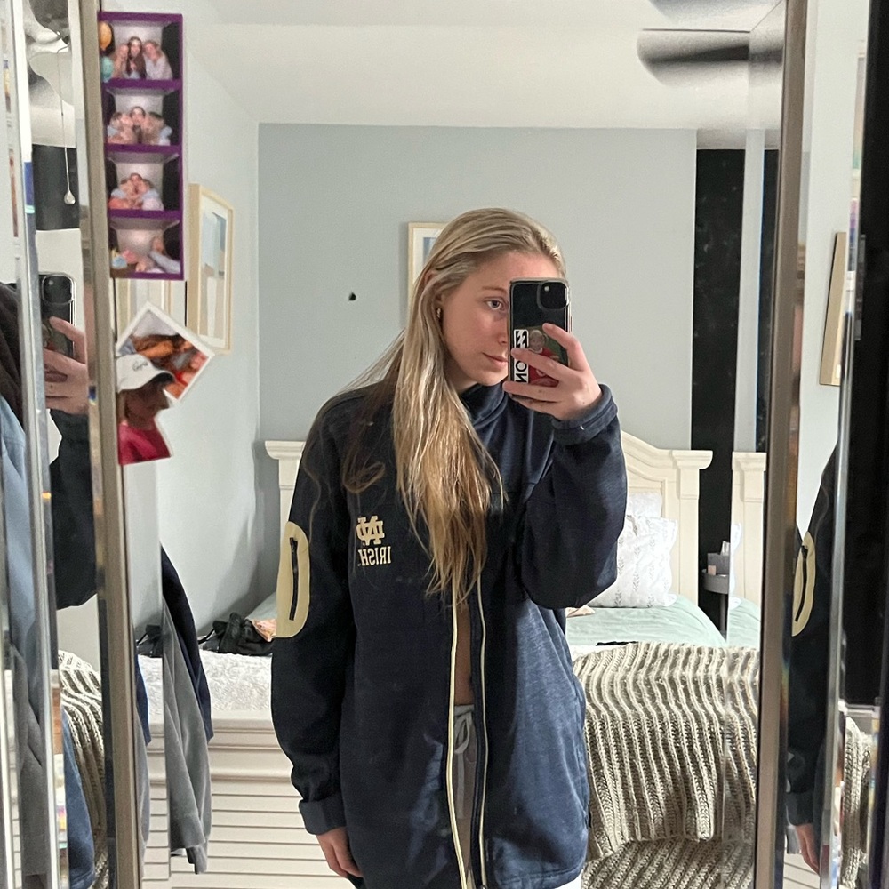 Notre dame zip up